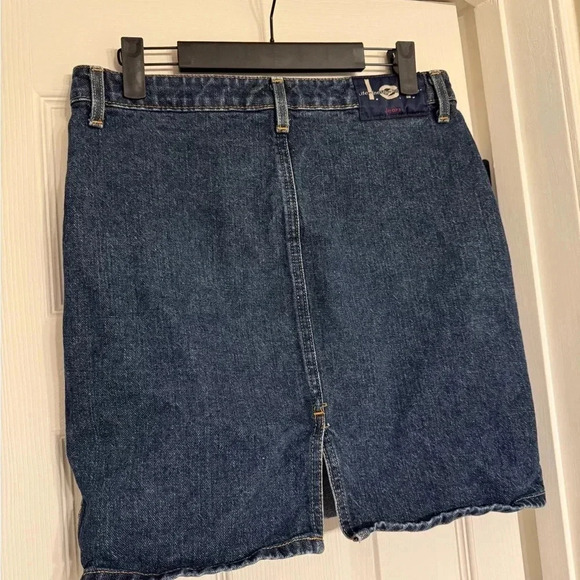 vintage levis denim skirt size 5 - Picture 6 of 7